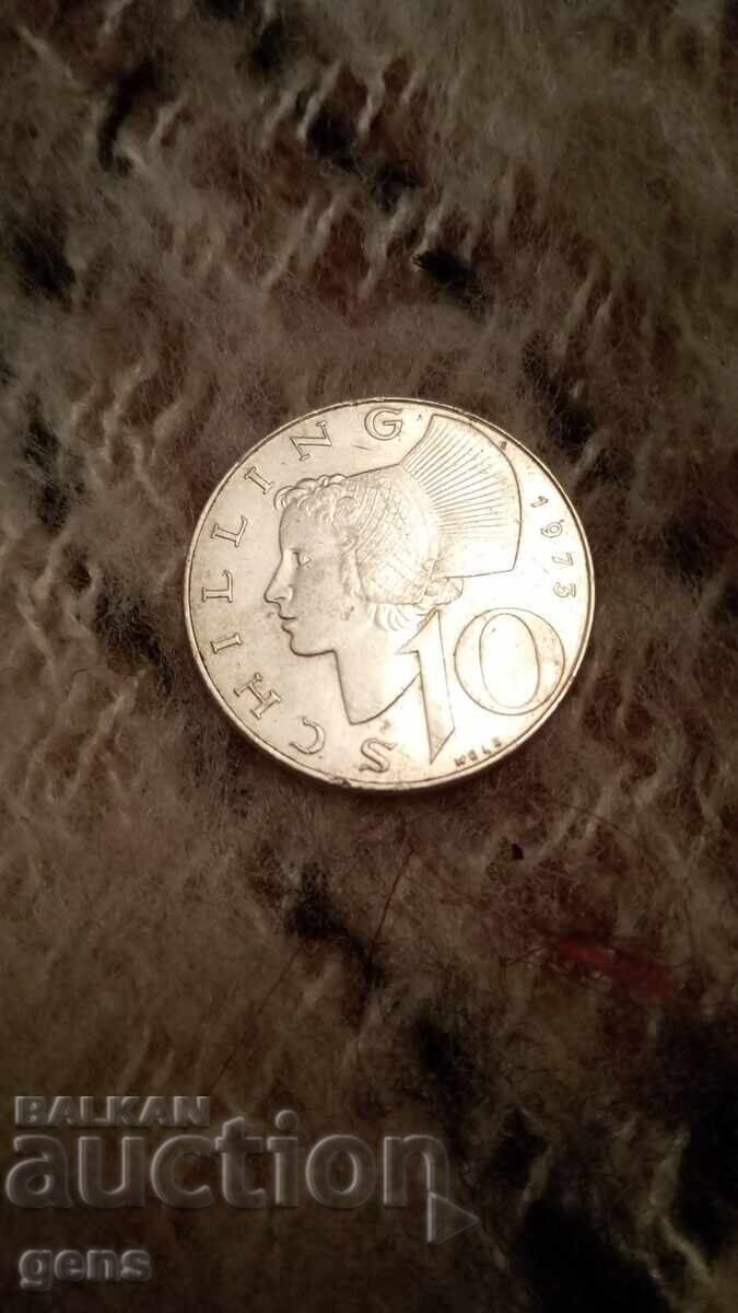 Αυστρία 10 σελίνια 1973 με τιμή € 15.00 | 29.34 BGN Αυστρία 10 σελίνια 1973 με τιμή € 15.00 | 29.34 BGN