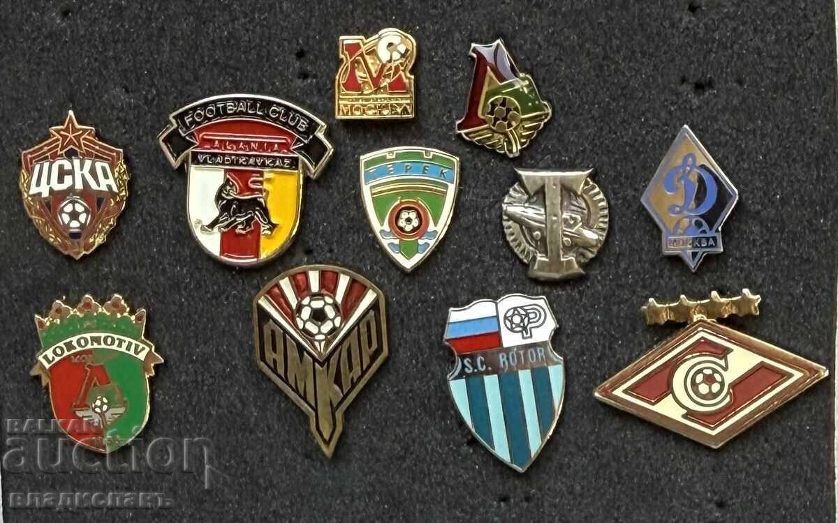 Colecție insigne fotbal Rusia