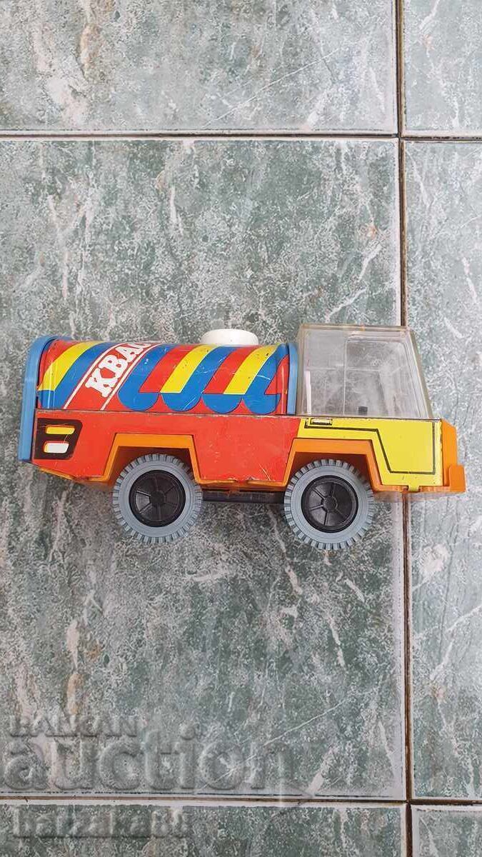 Jucărie Veche din Tablă Camion Kvas