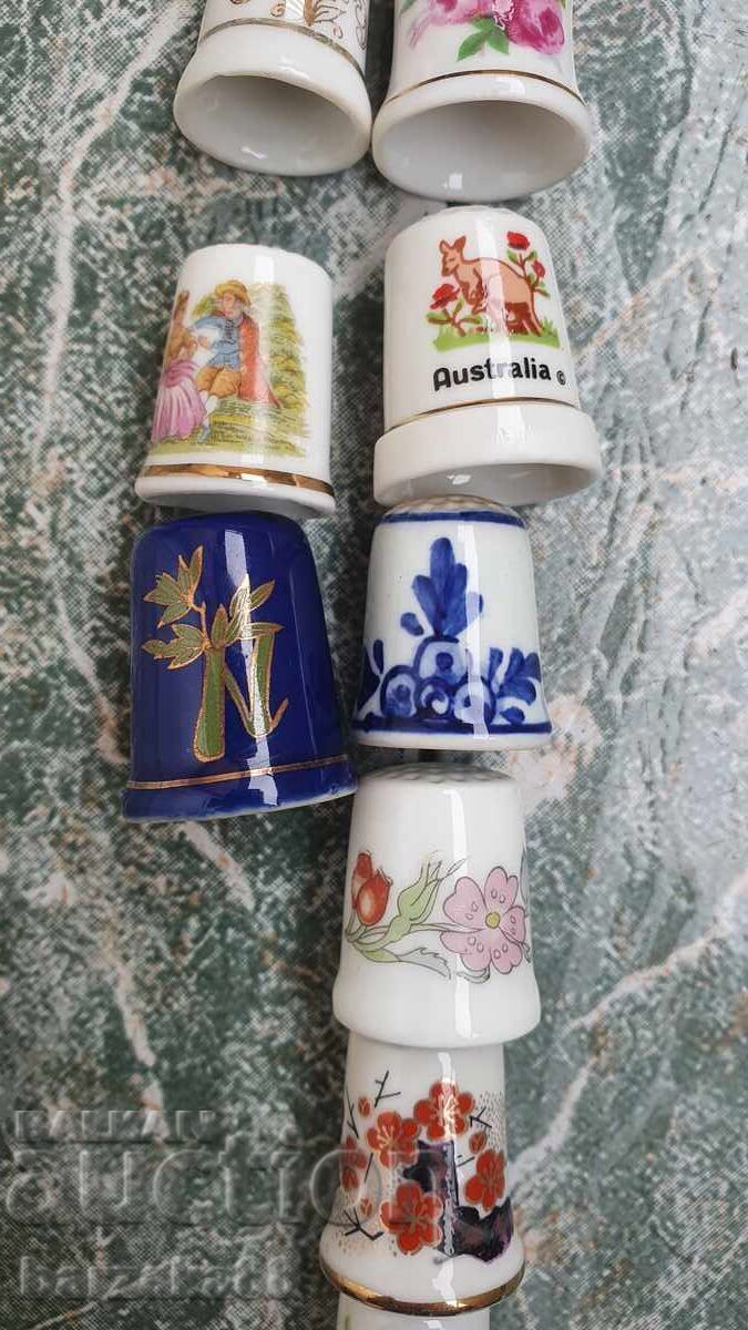 Licitație 12 buc. Degetare din porțelan