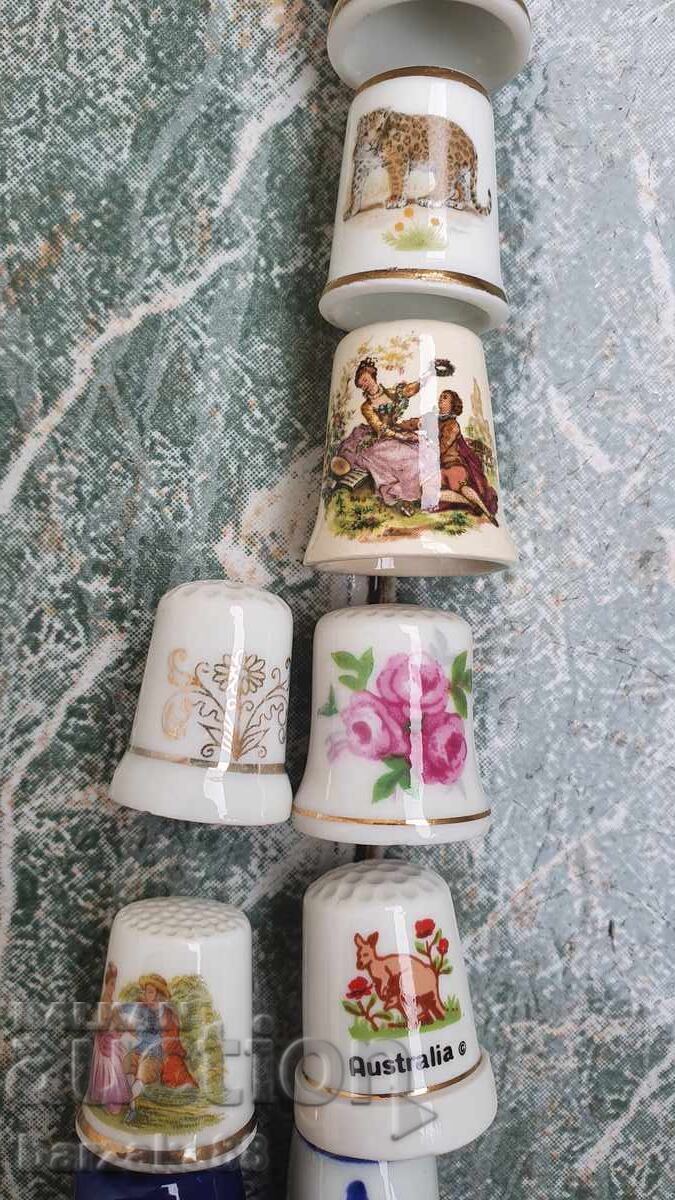 Livrarea 12 buc. Degetare din porțelan