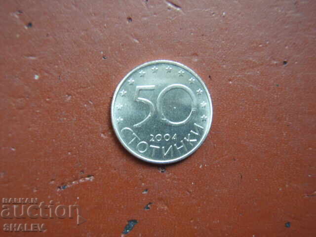 50 stotinki 2004 Republika Bŭlgariya "NATO" - Unc - 6