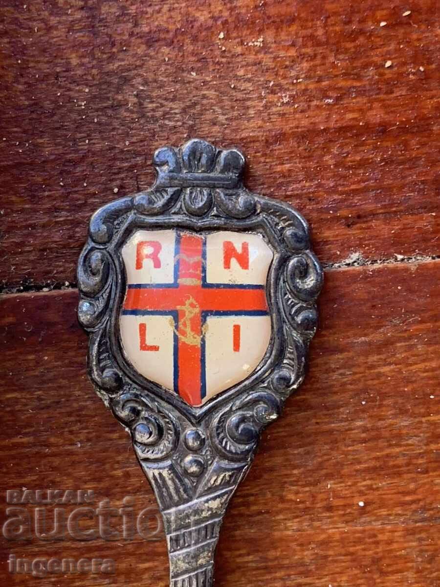 LINGURIȚĂ LINGURIȚĂ ARGINTATĂ EMAILATĂ MARCATA cu preț € 6.00 | 11.73 BGN LINGURIȚĂ LINGURIȚĂ ARGINTATĂ EMAILATĂ MARCATA cu preț € 6.00 | 11.73 BGN