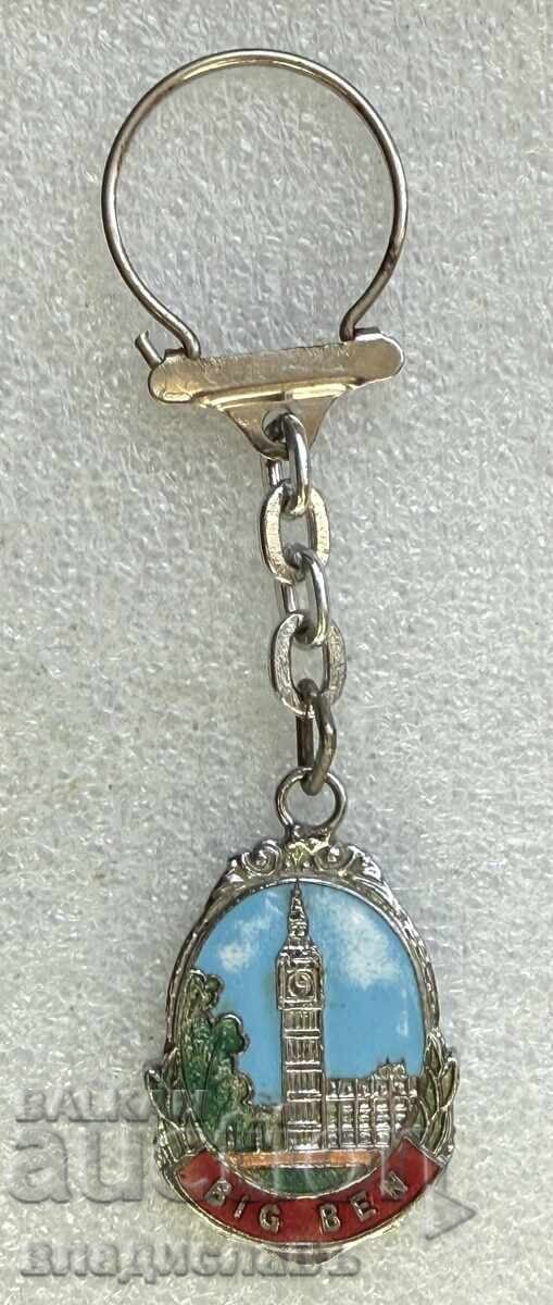 Παλαιό μπρελόκ Big Ben Λονδίνο Ηνωμένο Βασίλειο - σμάλτο