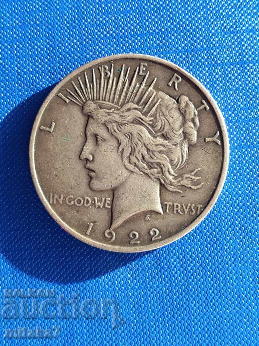 1 dolar 1922, SUA