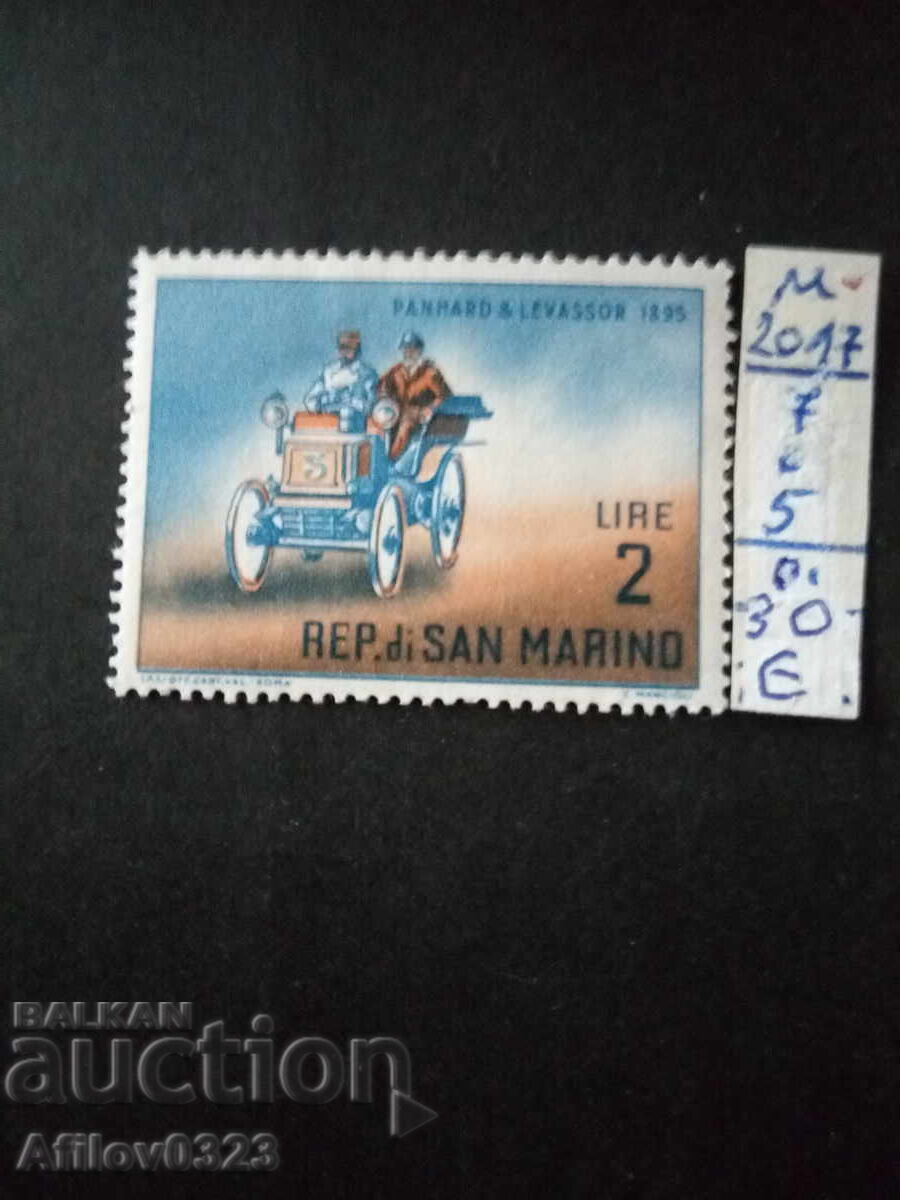 Marcă nefolosită - San Marino