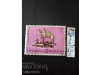 Марка неупотребена - Сан Марино.