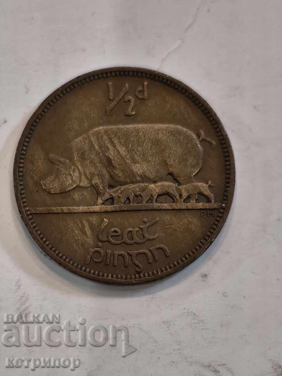 1/2 πένες Έιρε Ιρλανδία 1928 μ.Χ