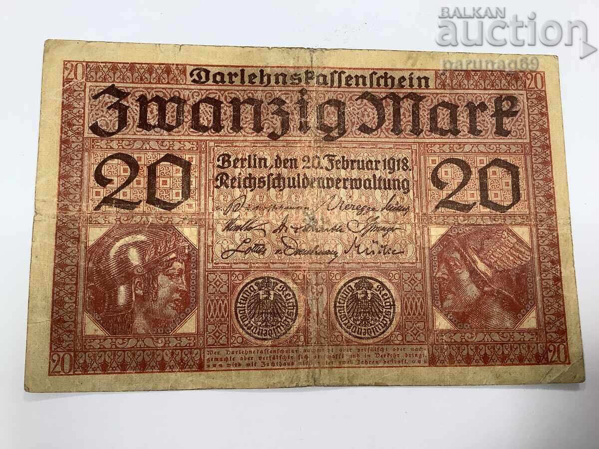 Germania 20 de mărci 1918