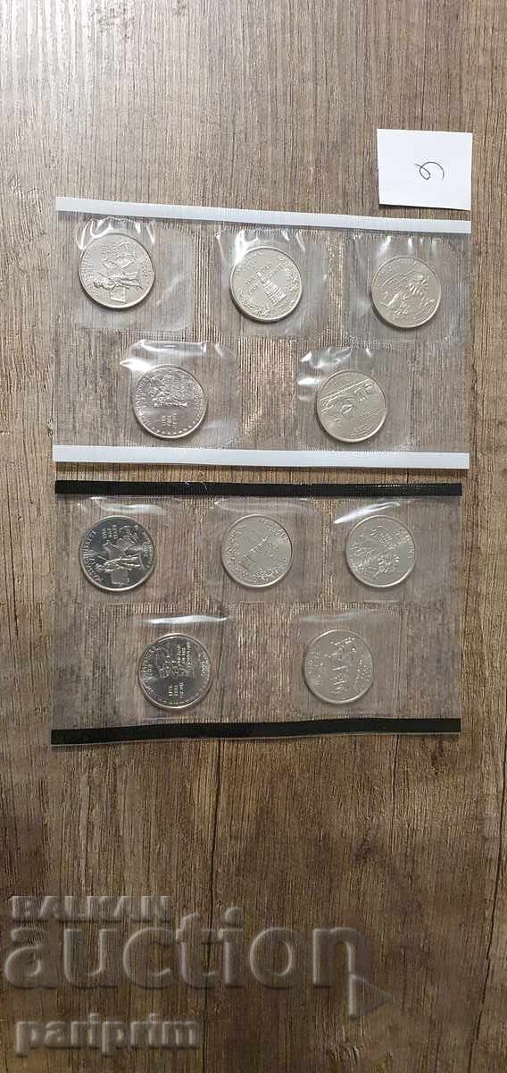 ΗΠΑ, 2000. Σειρά 10 αμεταχείριστων νομισμάτων. BZC με τιμή € 2.50 | 4.89 BGN