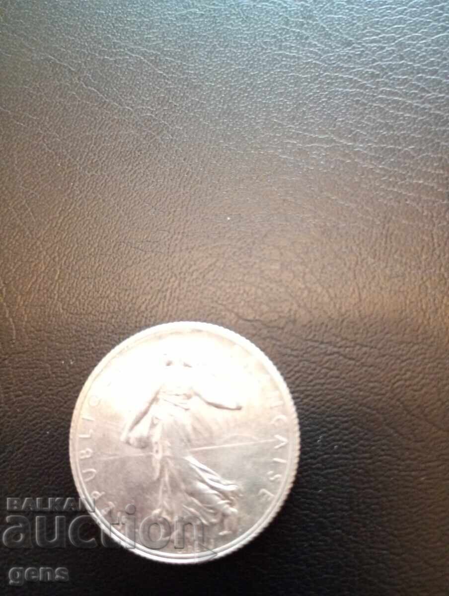 Franța 2 franci 1919 UNC cu preț € 30.00 | 58.67 BGN