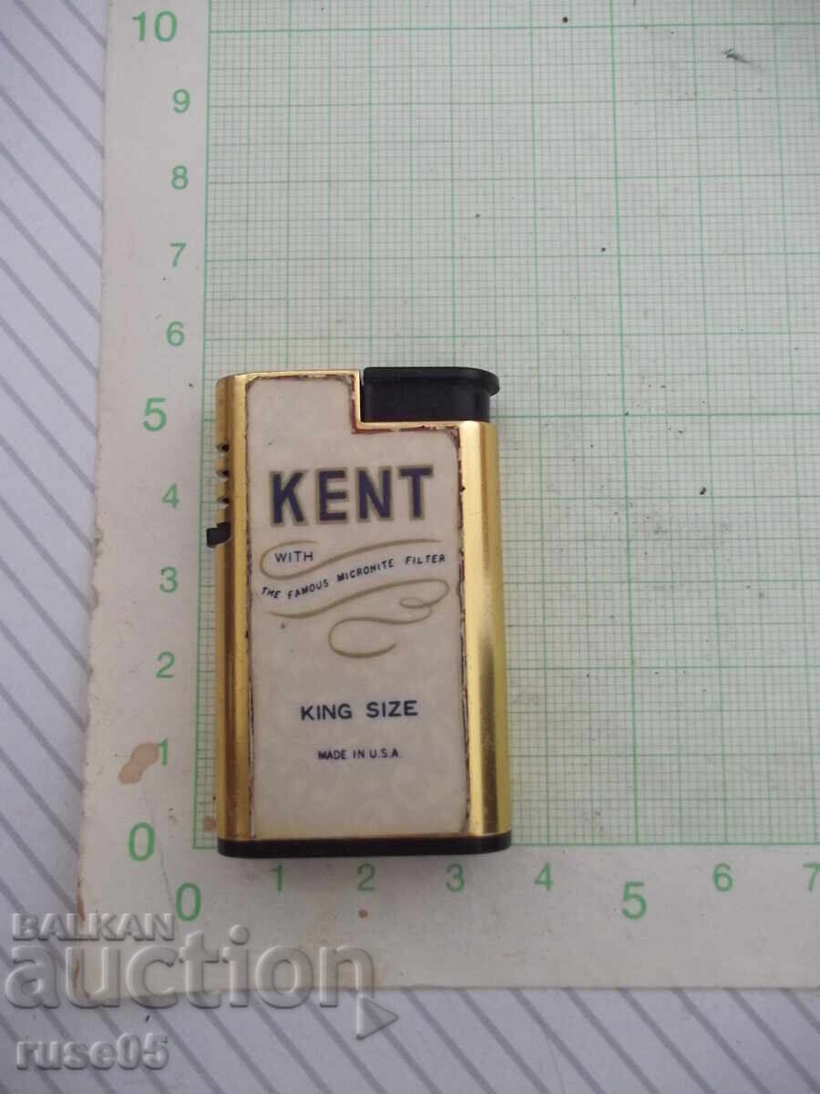 Запалка "KENT" газова пиезокристална с мек пламък Запалка "KENT" газова пиезокристална с мек пламък