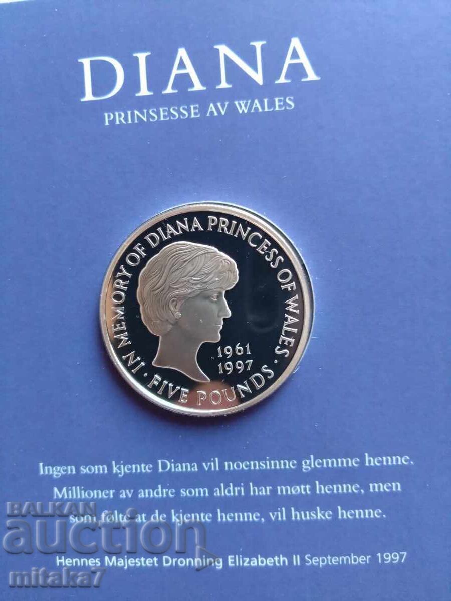 Аукцион Сребърна монета 5 паунда 1999 година, Великобритания