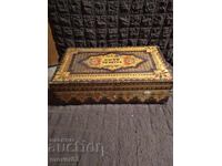 Wooden Social Box. Pyrographed