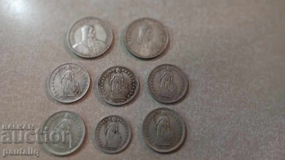 Delivery of Lot of Silver Coins Switzerland