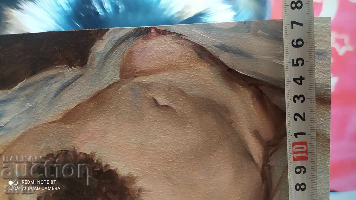 Auction Reproduction of "The Origin of the World" by Gustave Courbet, oil Auction Reproduction of "The Origin of the World" by Gustave Courbet, oil