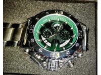 Aproape nou Ceas de mână bărbătesc cu cuarț și mecanism Japonez