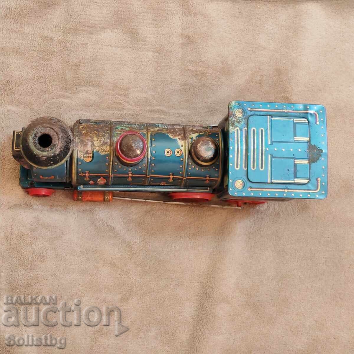 Αντίκα λαμαρινένιος ατμομηχανή δεκαετίας 1960, Ιαπωνία - 5