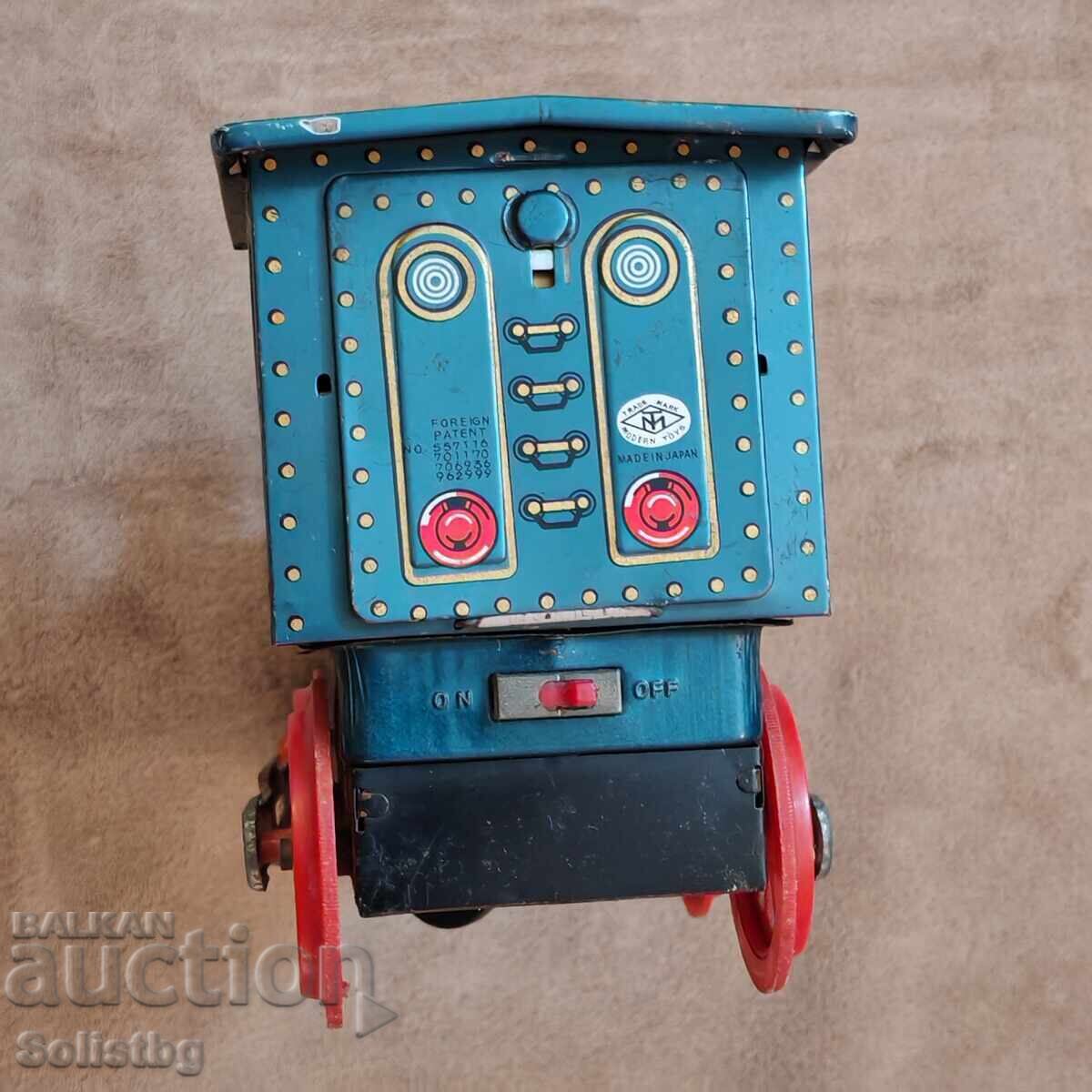 Αντίκα λαμαρινένιος ατμομηχανή δεκαετίας 1960, Ιαπωνία - 6