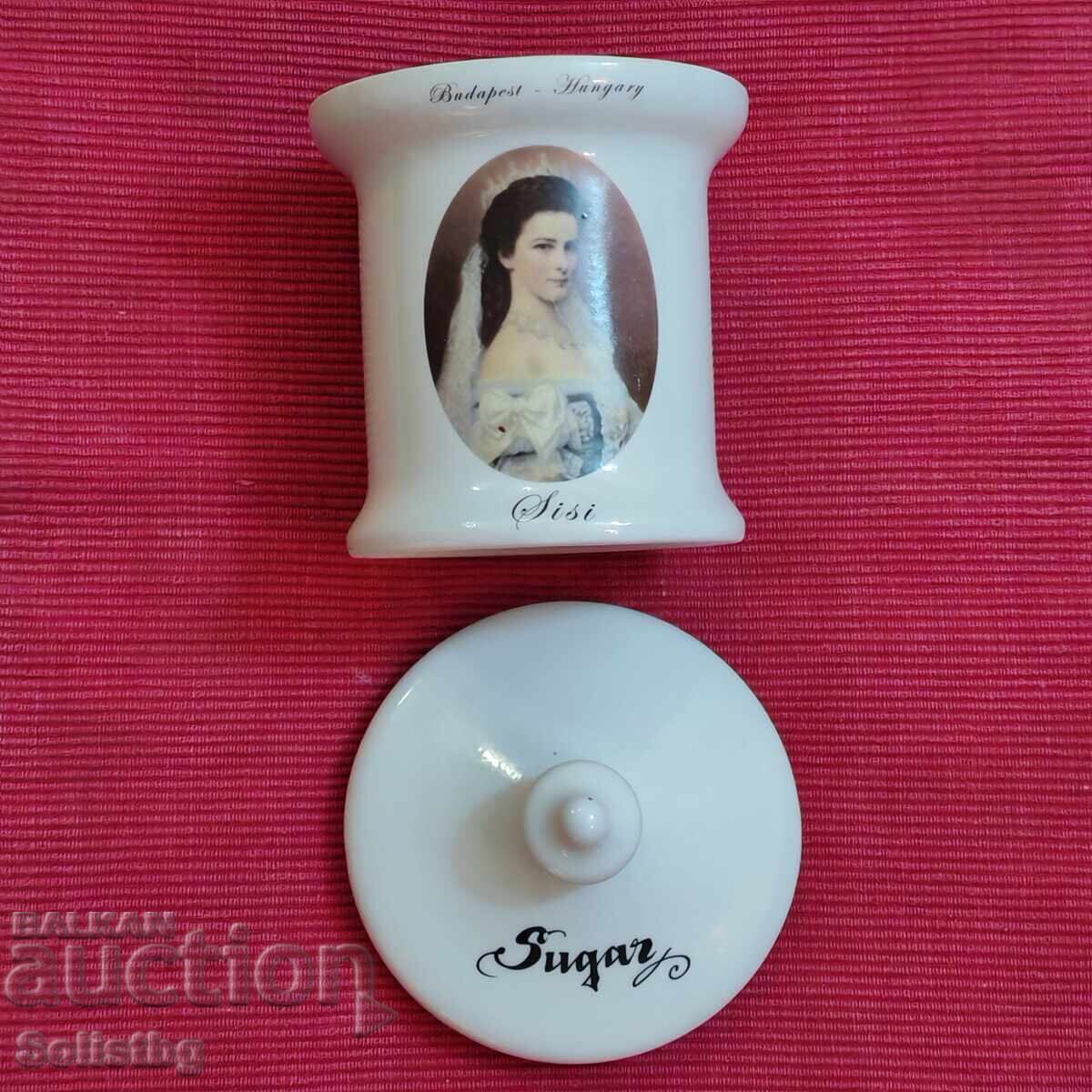 Αντίκα πορσελάνινη ζαχαριέρα - 7