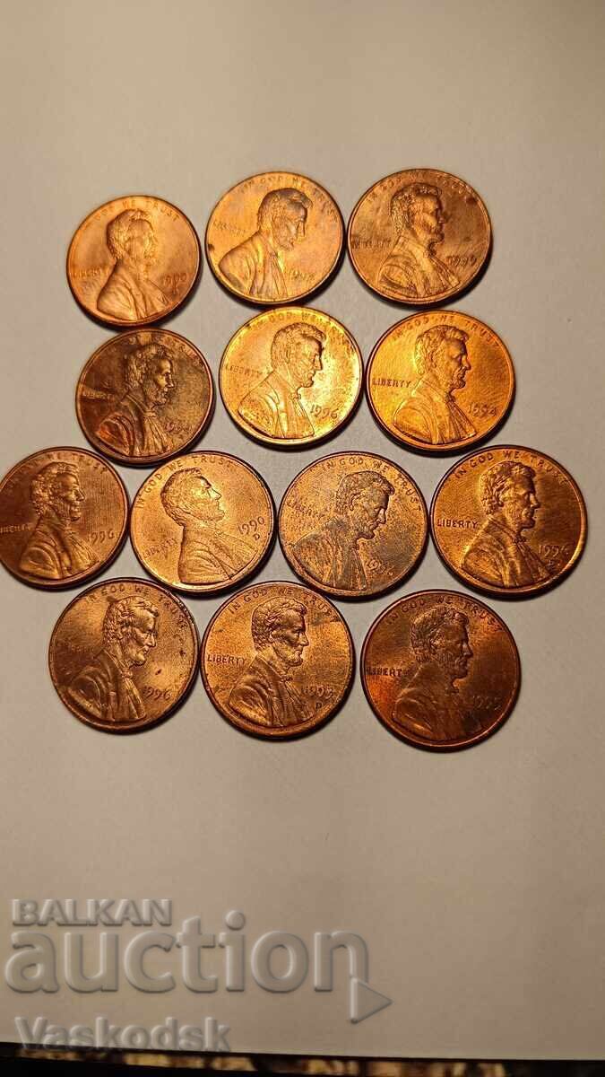 1 cent anii '90