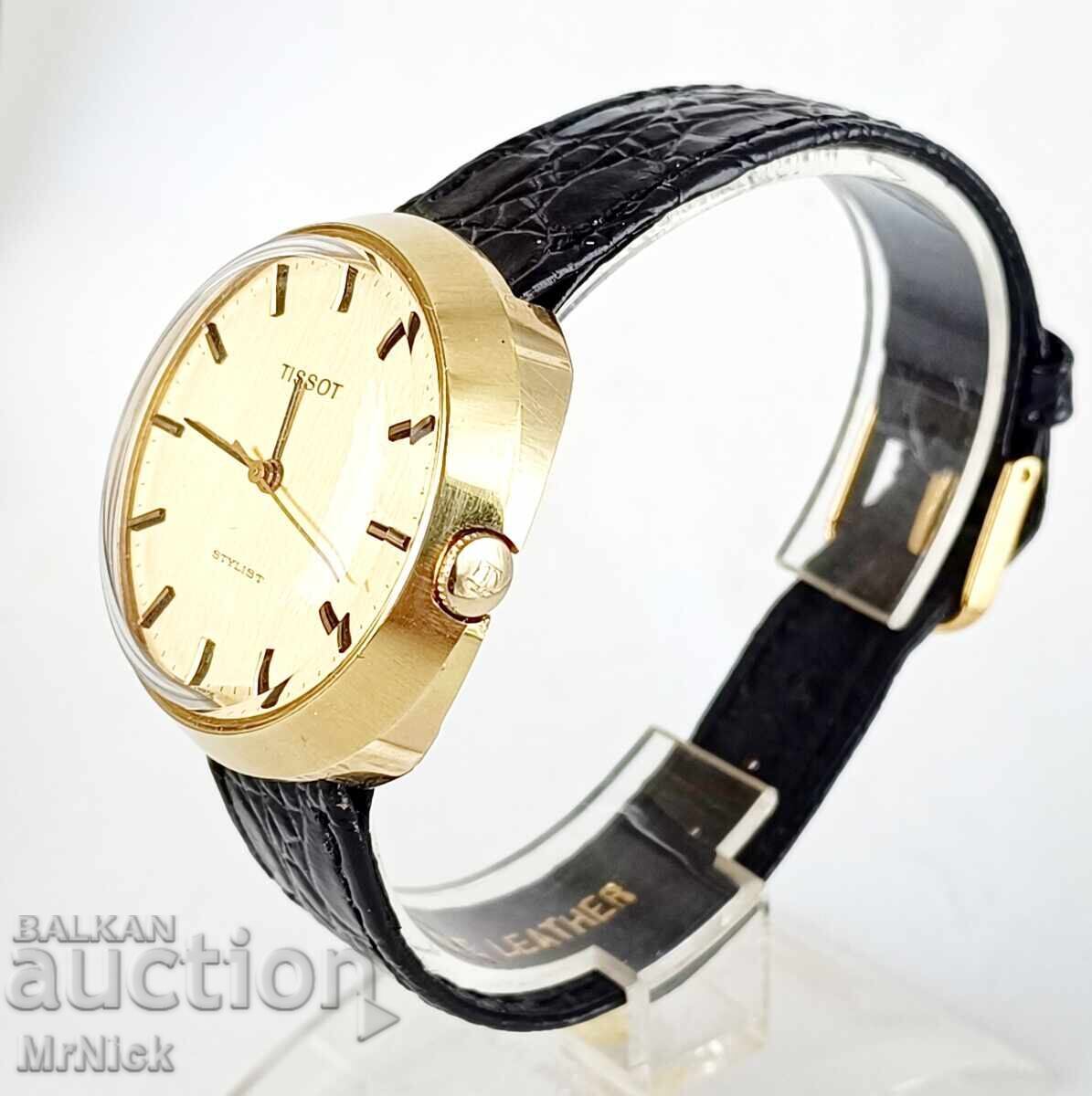 Μηχανικό vintage ρολόι Tissot Stylist με χειροκίνητο κούρδισμα με τιμή € 355.00 | 694.32 BGN
