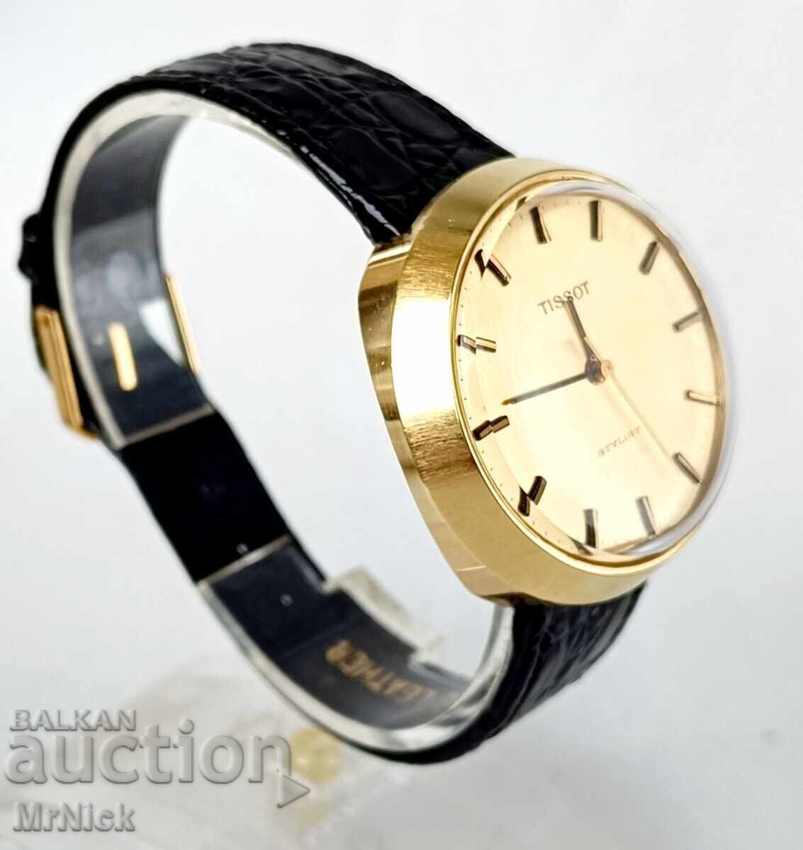 Δημοπρασία Μηχανικό vintage ρολόι Tissot Stylist με χειροκίνητο κούρδισμα
