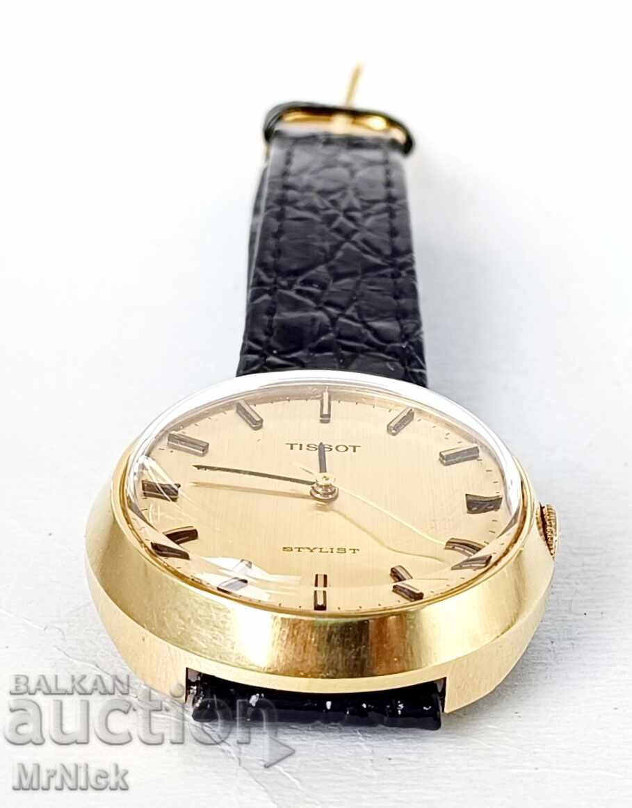 Mechanical vintage Tissot Stylist watch with manual winding - 5