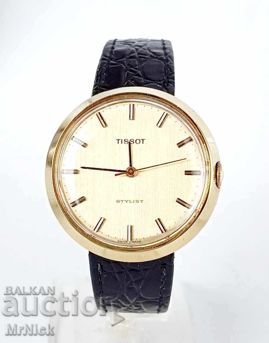 Μηχανικό vintage ρολόι Tissot Stylist με χειροκίνητο κούρδισμα