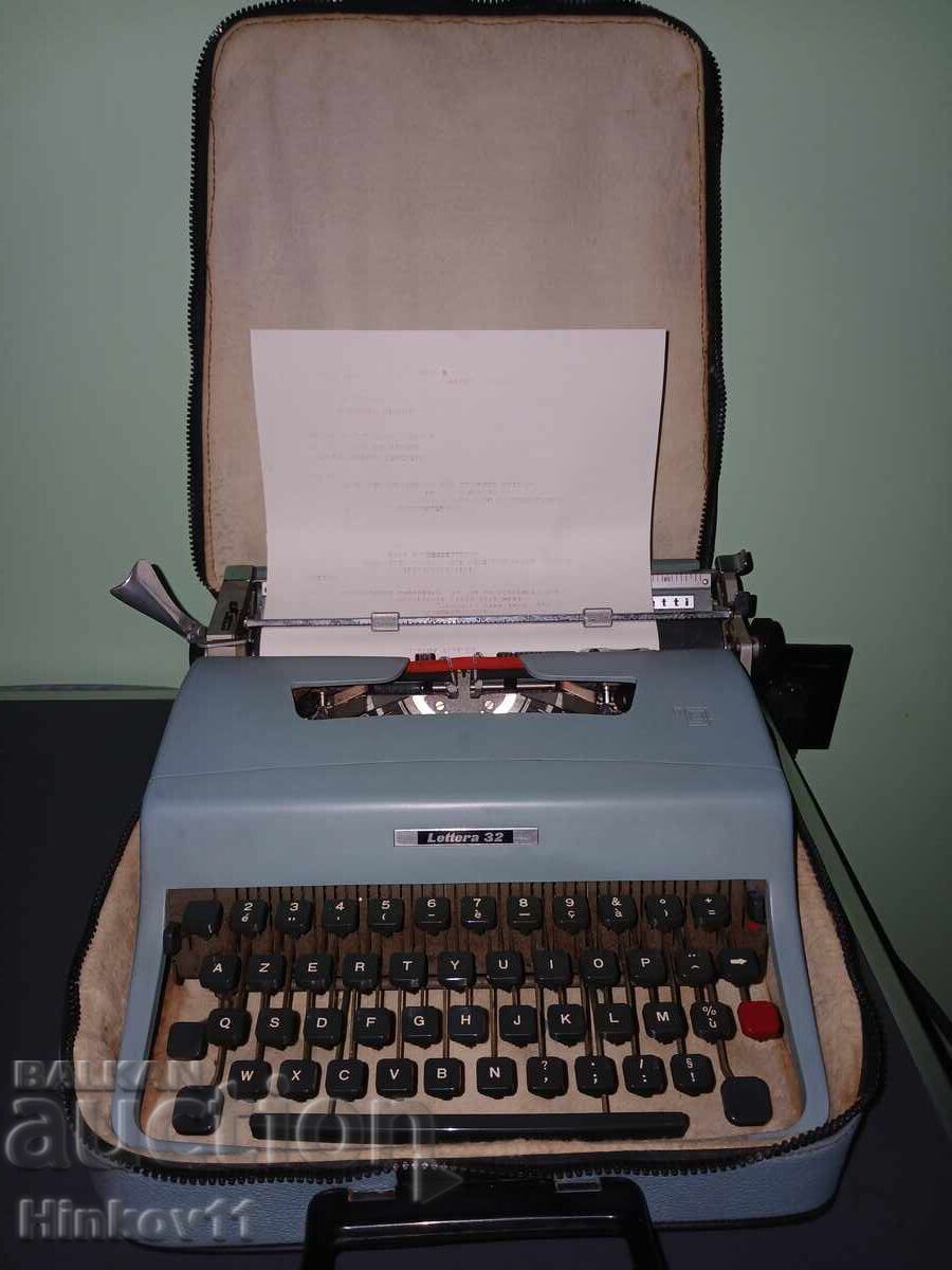 Ιταλική γραφομηχανή Olivetti Lettera 32 - 5