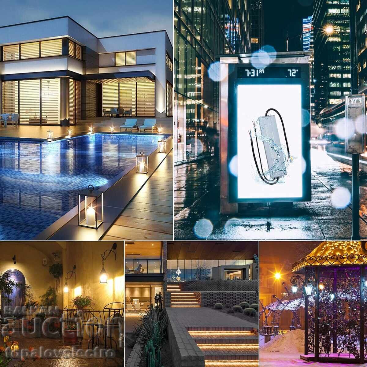 НОВ! LED драйвер 24V 60W димируем IP67 – водоустойчив - 7