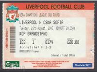 Star futbolen bilet 2005 godina Livŭrpul Angliya