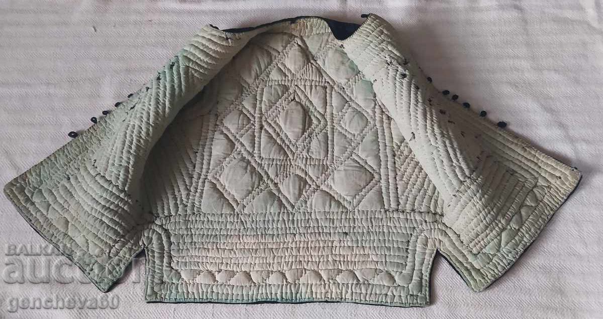 Παράδοση Αναγεννησιακό γυναικείο γιλέκο αντερί/βαθύ μπλε