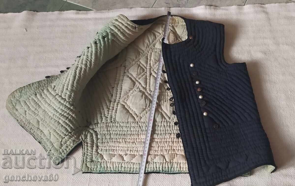 Αναγεννησιακό γυναικείο γιλέκο αντερί/βαθύ μπλε - 6
