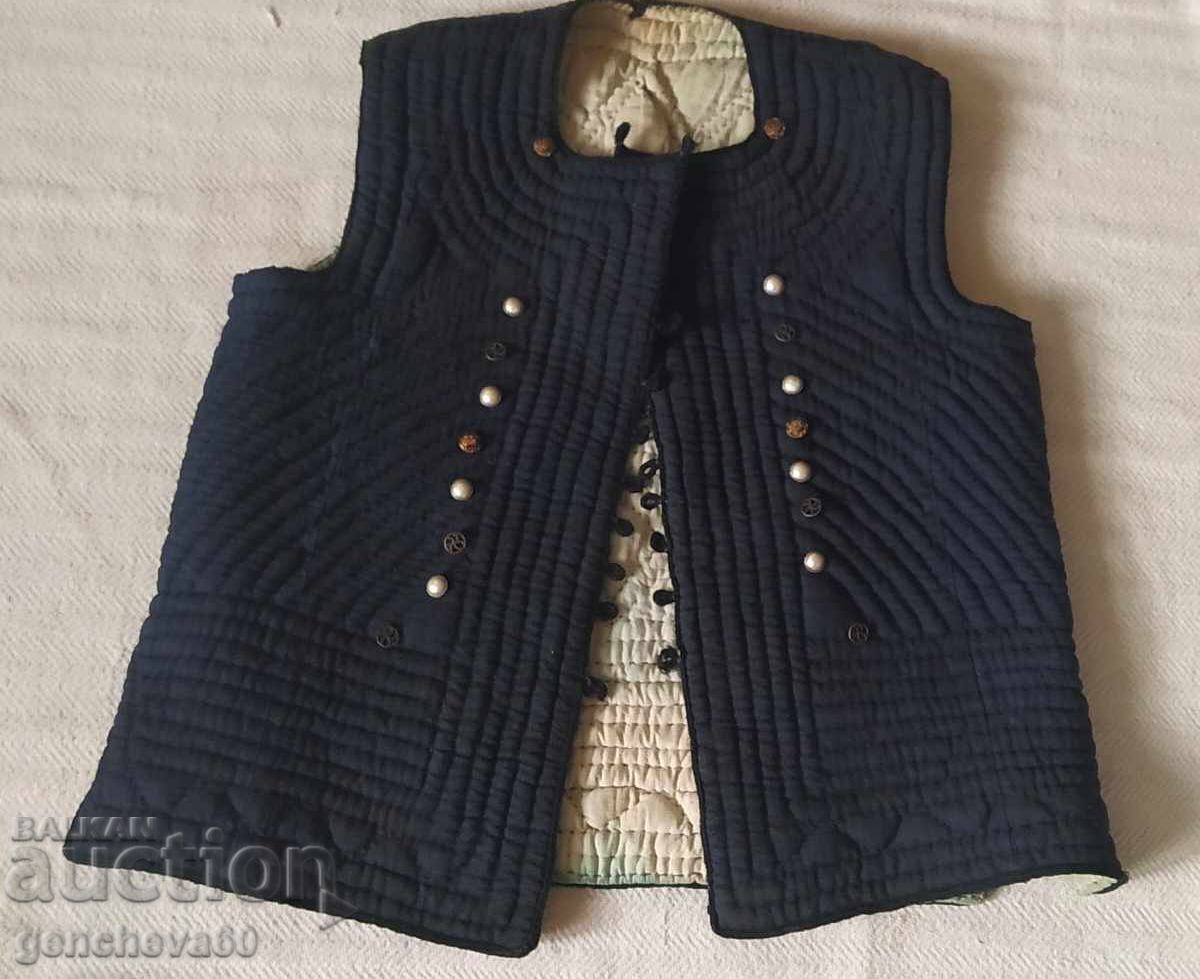 Αναγεννησιακό γυναικείο γιλέκο αντερί/βαθύ μπλε - 7