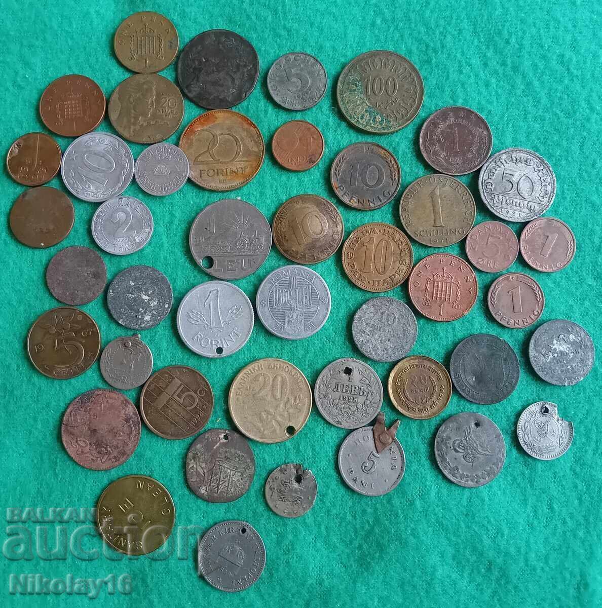 ΒΖC. παρτίδα ξένων νομισμάτων με τιμή € 2.50 | 4.89 BGN