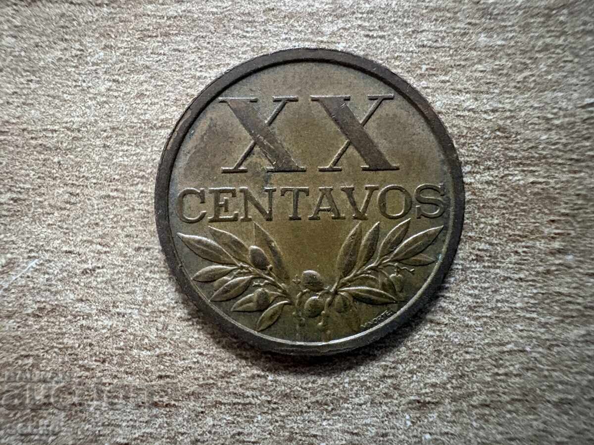 Portugal - 20 Centavos (1969)