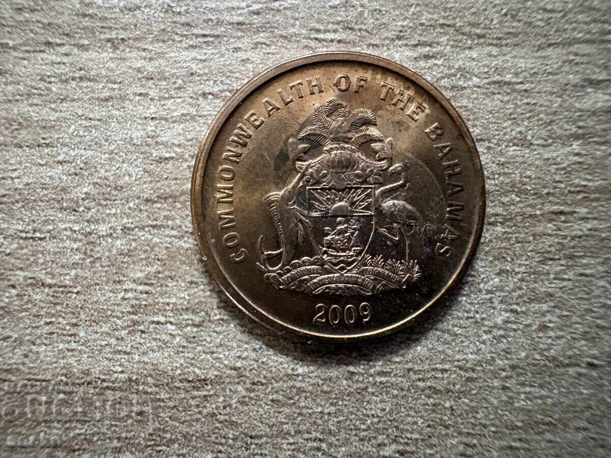 Insulele Bahamas - 1 cent (2009) cu preț € 0.15 | 0.29 BGN