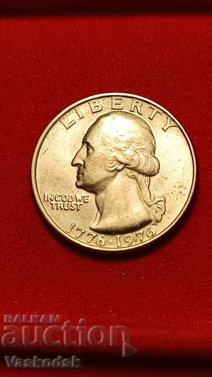 1/4 dolar 1976