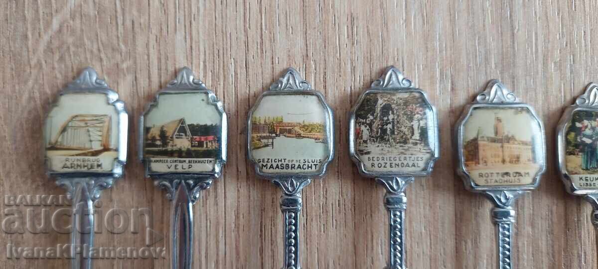 Auction  Spoons series 10 pieces for collectors