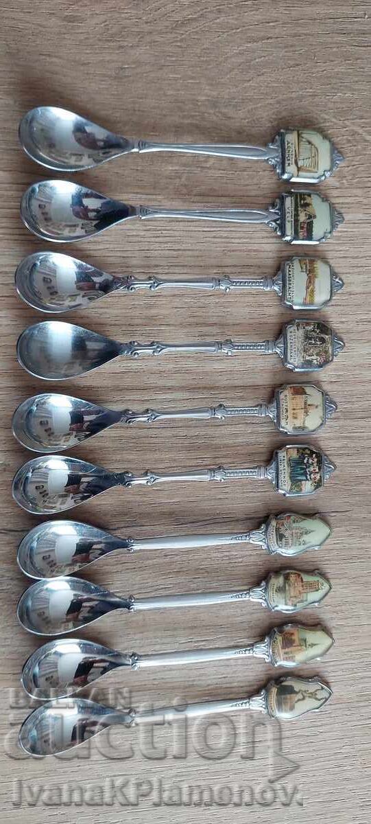 Lingurițe seria 10 bucăți pentru colecționari