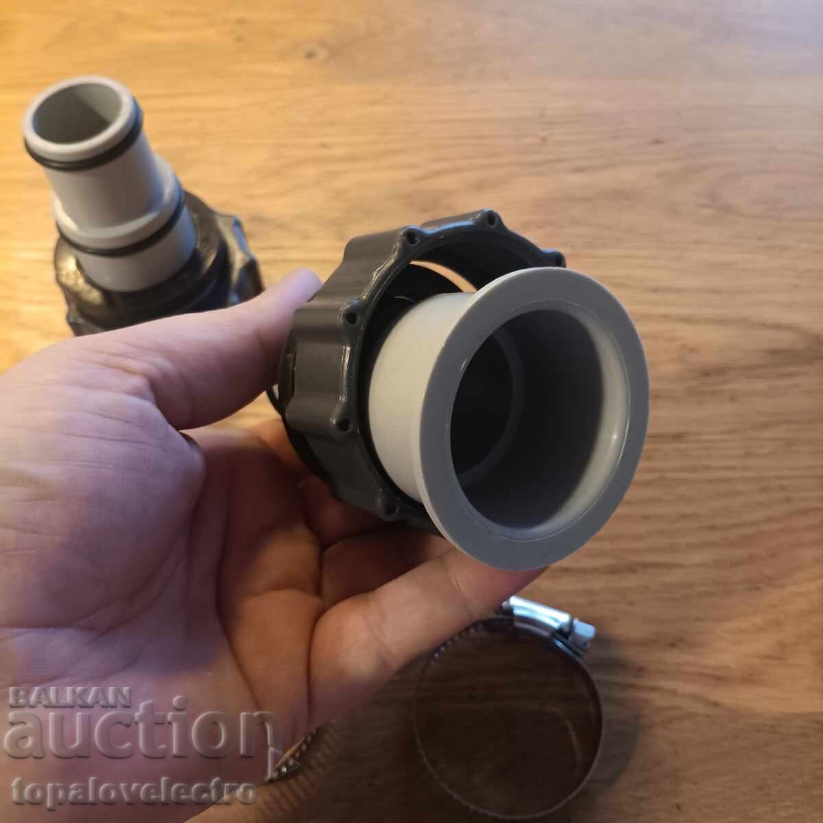 НОВИ! 2 бр. Адаптер за басейн Intex тип A –за маркучи 32–38 - 6