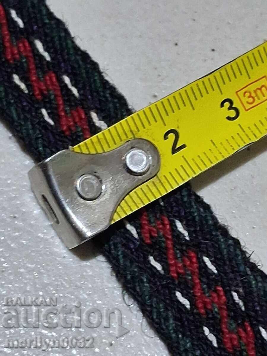 Livrarea Centură veche împletită manual de 2.2 metri, brâu, curea, costum popular
