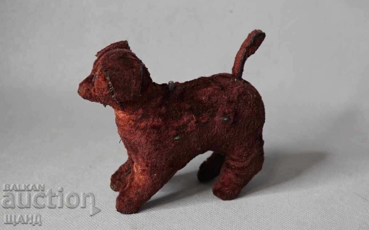 Figurină veche păpușă jucărie mecanică câine Figurină veche păpușă jucărie mecanică câine