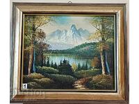 Painted landscape painting