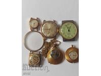 Руски позлатени часовници - лот!
