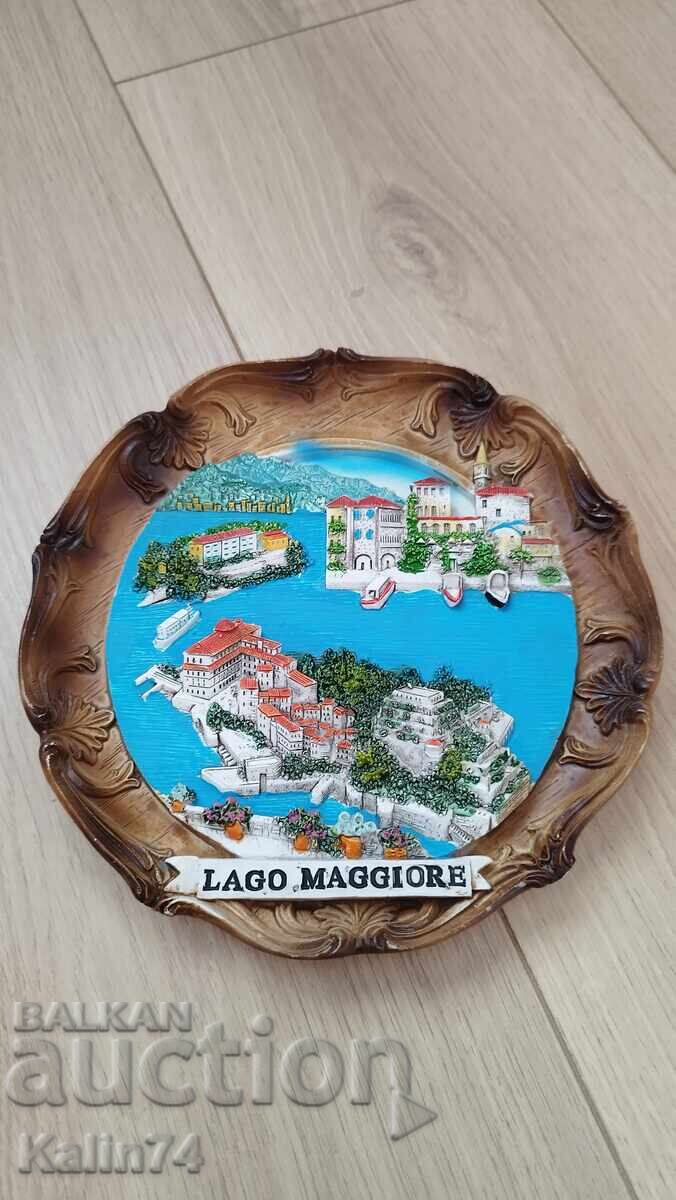 Beautiful plate from Lago Maggiore-Italy.