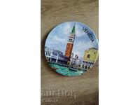 Beautiful plate from Venice, Italy.