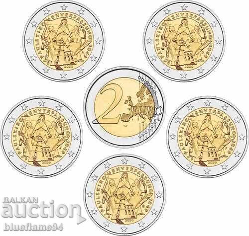 5 x 2 Ευρώ Γερμανία 2024