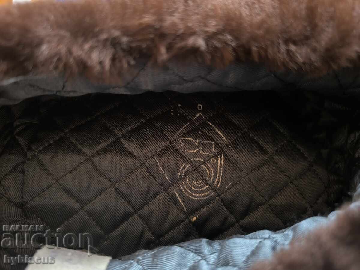 Νέο καπέλο ushanka SSSR φυσικό δέρμα με σουέτ με τιμή € 55.00 | 107.57 BGN Νέο καπέλο ushanka SSSR φυσικό δέρμα με σουέτ με τιμή € 55.00 | 107.57 BGN